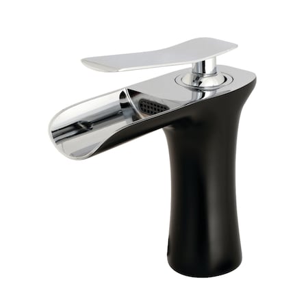 LS8427QLL Executive Single-Handle Bathroom Faucet, Matte Black/Chrome